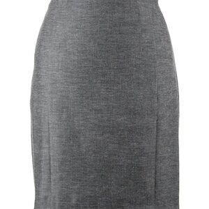 Express $70 Sz 4 Charcoal Gray Pencil Lined Polyester Cotton Rayon Skirt